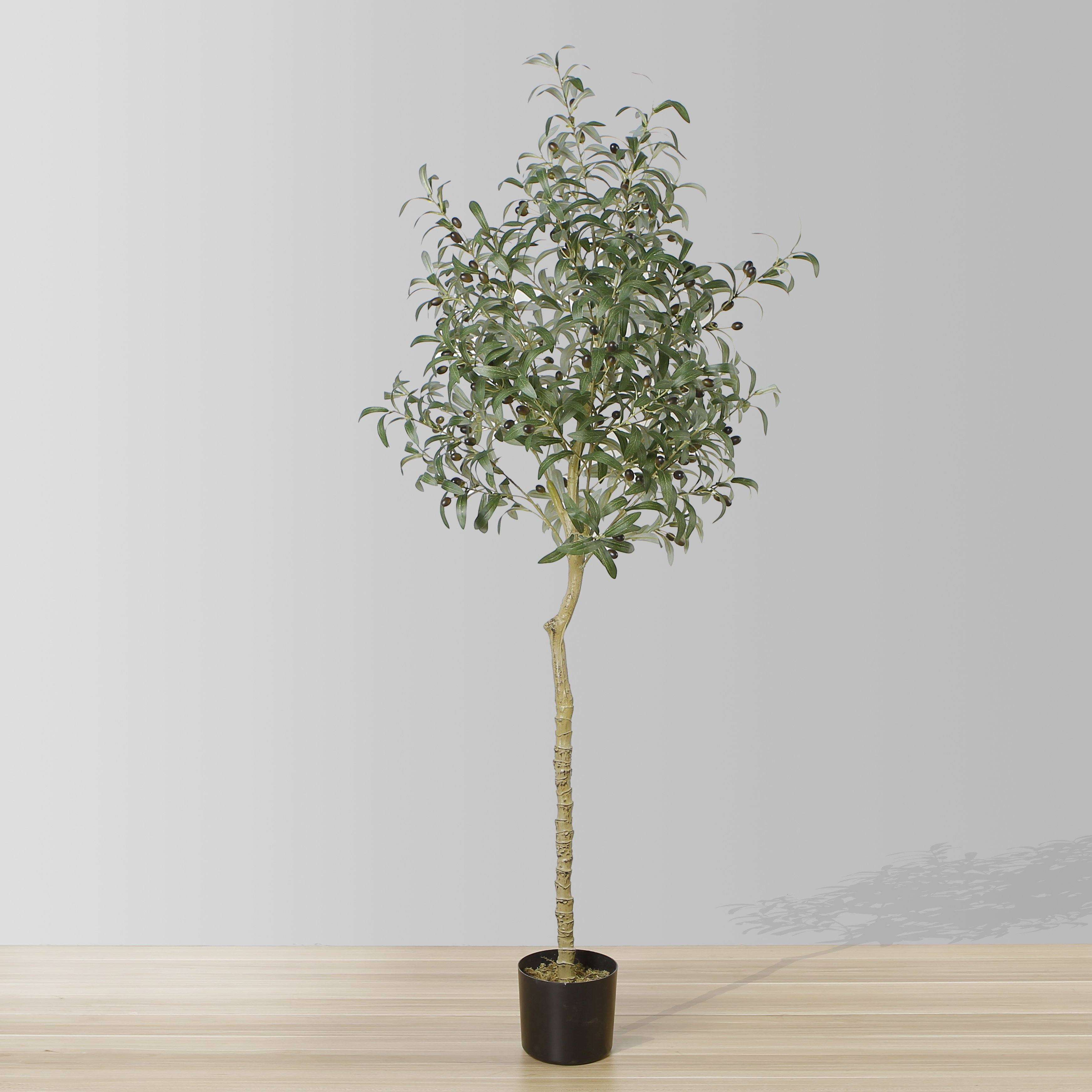 Plante en pot d'olivier artificiel Oli (plusieurs tailles) –