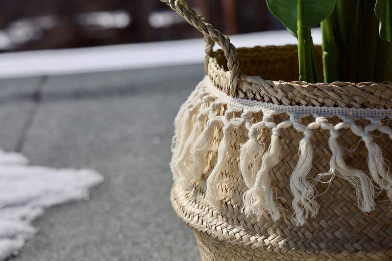 Pokha - Seagrass Basket With Tassel