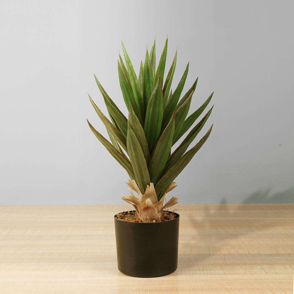 ALOA Artificial Aloe Tree Potted Plant 20'' ArtiPlanto