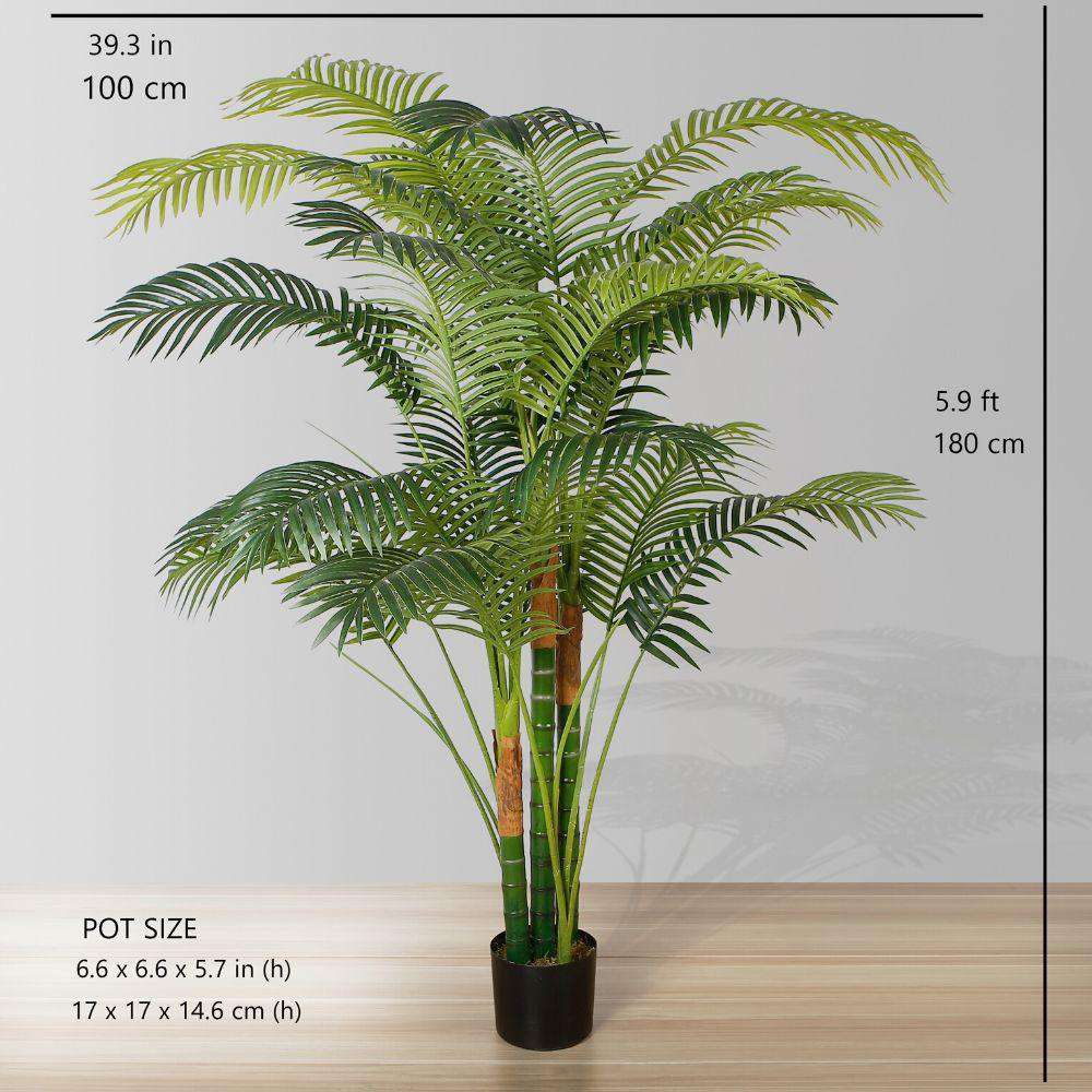 HAWAII Artificial Palm Tree Potted Plant (Multiple Sizes) ArtiPlanto