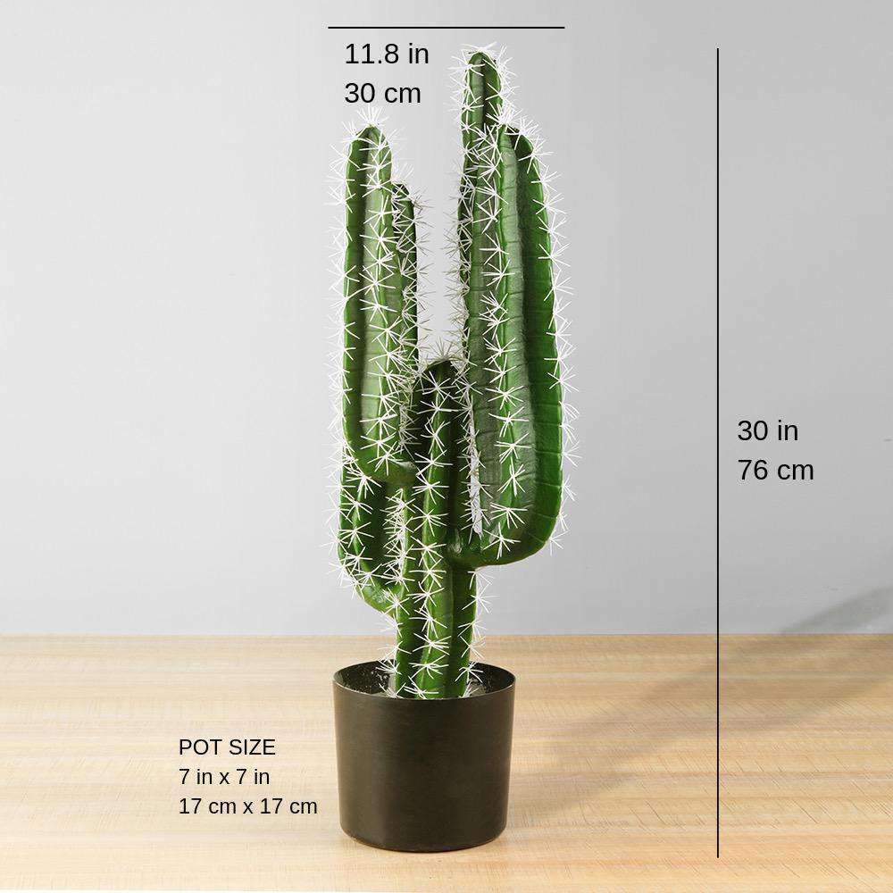 KARA Artificial Cactus Potted Plant 30'' ArtiPlanto