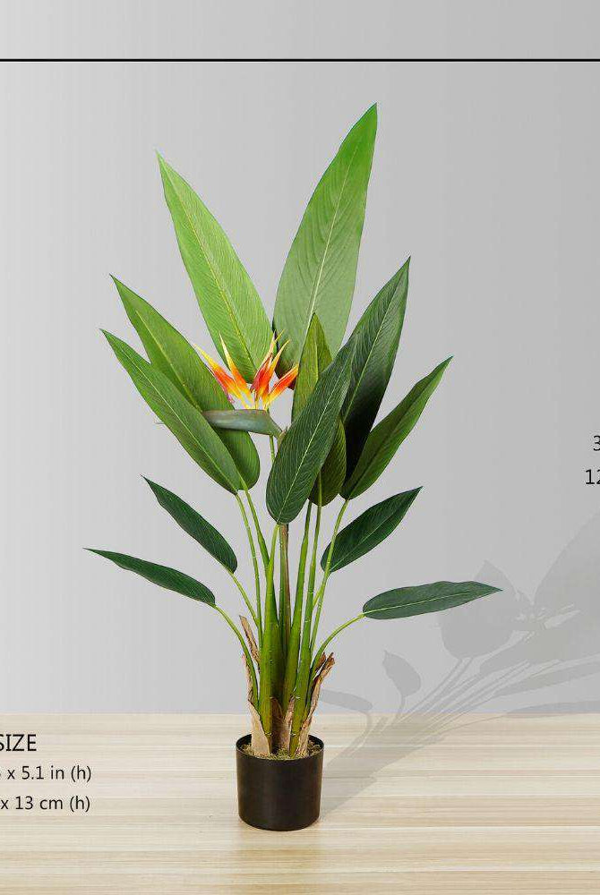 LUZA Artificial Bird Of Paradise Potted Plant (MULTIPLE SIZES) ArtiPlanto