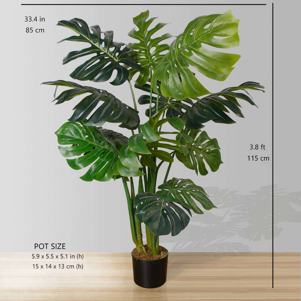 MONA ARTIFICIAL MONSTERA POTTED PLANT 45'' ArtiPlanto