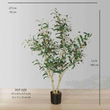 Planta en maceta de olivo artificial Oli (múltiples tamaños)