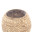 RAFA- Water Hyacinth Natural Round Floor Planter ArtiPlanto