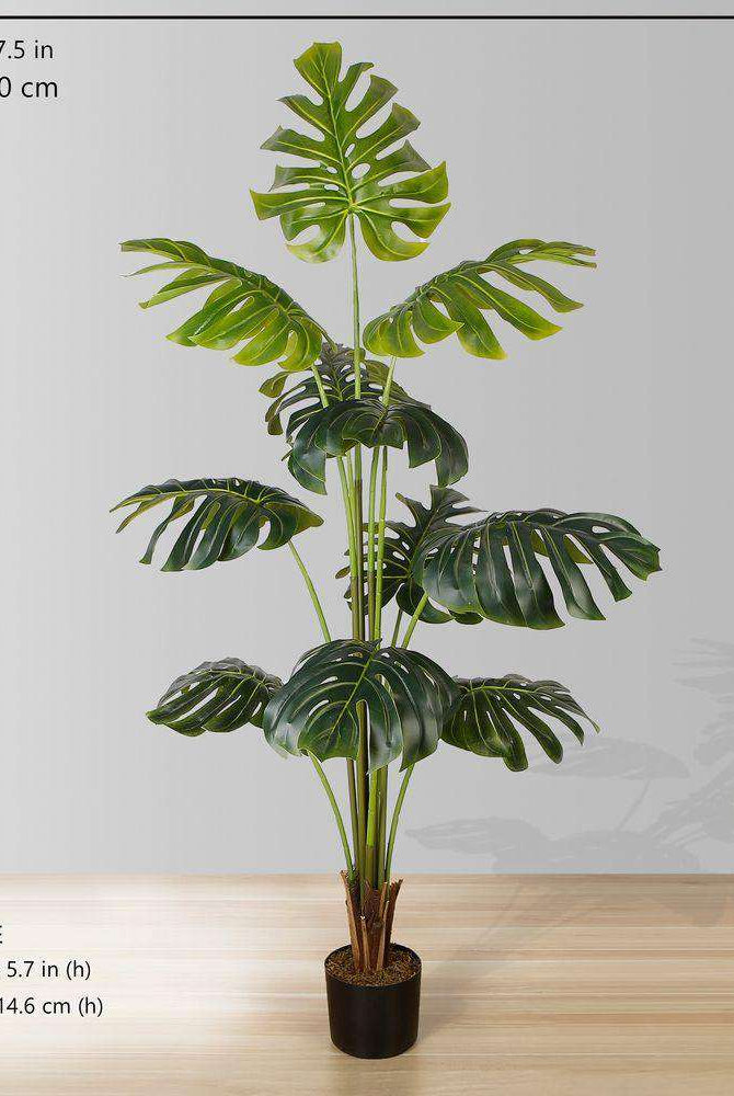 RITA Artificial Monstera Potted Plant (Multiple Sizes) ArtiPlanto