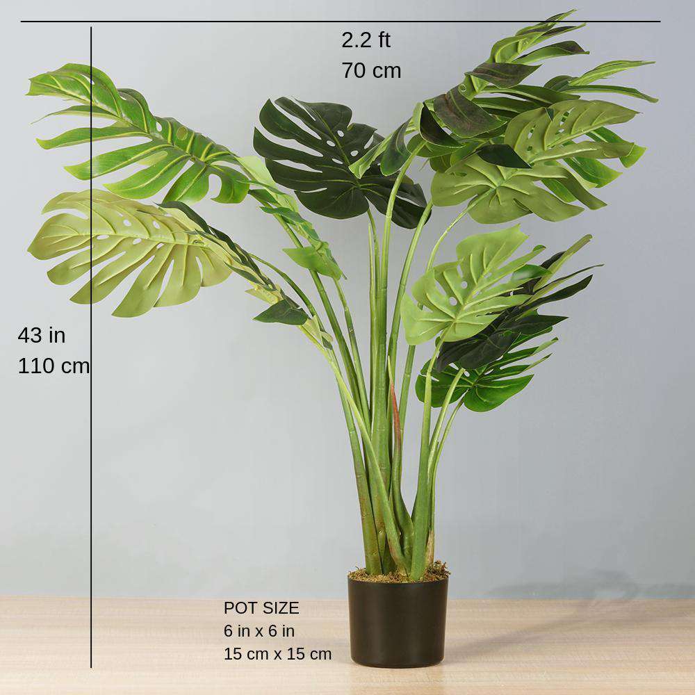 TERA Monstera Artificial Potted Plant (Multiple Sizes) ArtiPlanto