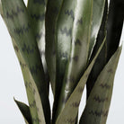 ZORO Artificial Snake Sansevieria Dark Green Potted Plant 30'' ArtiPlanto